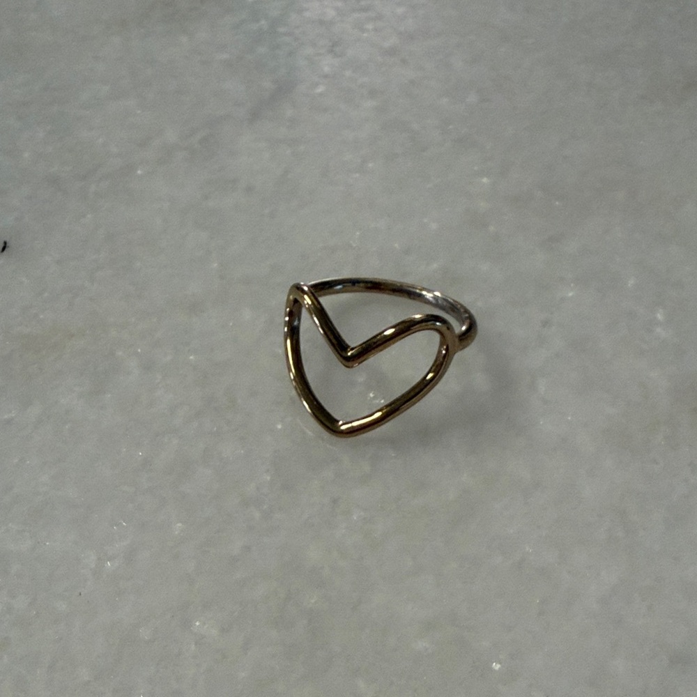 Premier Designs Gold Heart Ring